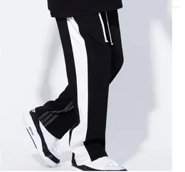 Men's Pants Spring Autumn High Street Casual Jogger Women's Sweatpants Clothes Straight Wide Trousers Streetwear