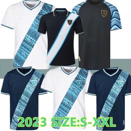 23 24 Maglia nazionale di calcio del Guatemala LOM OSCAR SANTIS ANTONIO LOPEZ 2023 2024 Home Bianco Away Blu Uomo taglia S-XXL nuove maglie sportive da calcio