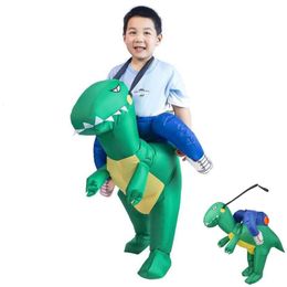 T Rex Dinosaur Cosplay Costume Anime Walking Dino Adult Child Kids Iatable Outfit Halloween Christmas Funny Party Suit