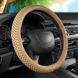 Steering Wheel Covers Ice Silk Car Cover Universal 15inch Protector Summer Breathable Anti-slip