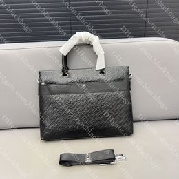 Cowhide Embossed Mens Briefcase Designer Laptop Bag Classic Letter Large Handbag Business Messenger Bags Briefcases