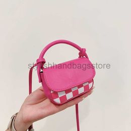 Cross Body design Cheque bag women's bag new fashion casual hand-held Single Shoulder Messenger bagstylishhandbagsstore