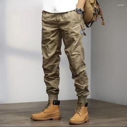 Men's Pants Camouflage Cargo Multi-Pocket Male 2023 Casual Cotton Fashion Men Sweatpants Slim Fit Plus Size Trousers Z81