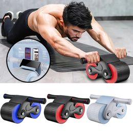 Sit Up Benches Panzer Wheel Abdominal Exerciser Press Abs Roller Core Strength Training Sports Device Waist Trainer Gym Fitness Roll 231012