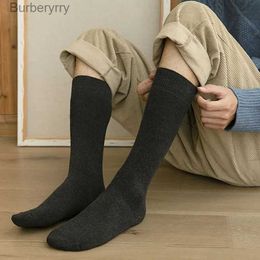 Men's Socks 3 Pairs/lot Winter Thick and Warm Men's Knee High Long Snow Cold Compression Leg TerryL231016
