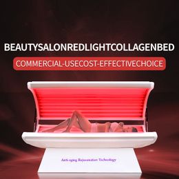 Collagen Therapy Solarium Tanning LED Bed whitening and Tanning Spa Capsule Led Therapy Red Infrared Whitening Cabin Spa Pdt Led Therapy Machine