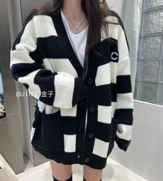 new Womens Sweaters Knitwear Women Luxury brand casual CC coat designer Sweaters