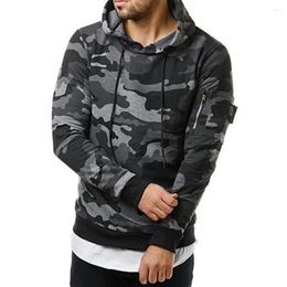 Men's Sweaters 3D Camouflage Hoodies Men Clothes Outdoor Fashion Casual Pullover Long Sleeve Fall Street Oversized Sport Military