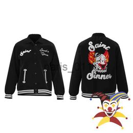 Men's Jackets Saint Michael Joker Embroidered Corduroy Baseball Jacket Men's Coat Jacket x1016