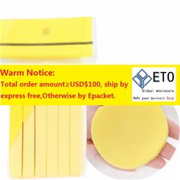 New Face Makeup sets Soft Compressed Puff Cleaning Sponge Facial Wash Pad Exfoliator washing Cosmetic 12pcslot ZZ