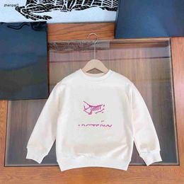 luxury sweater for boy and girl Colourful logo pattern kids sweatshirts Size 100-160 CM minimal design baby hoodie Oct15