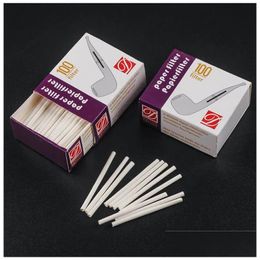Smoking Pipes Pipe Paper Philtre Cartridge M Drop Delivery Home Garden Household Sundries Accessories Dhqcm