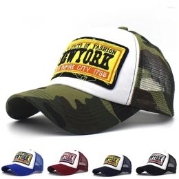 Ball Caps YORK Mesh Baseball Cap For Men Women Summer Breathable Mens And Hats Casquette Homme Gorra Hip Hop Trucker Hat Snap Back