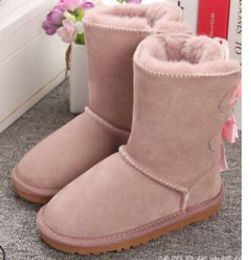 2024 New Boots Kids Boots Australia Snow Boot Designer Children Shoes Winter Classic Ultra Mini Boot Botton Baby Boys Girls Ankle Booties Kid Fur Suede132