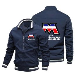 Men's JaCKets MotoBecane Bike JaCKet Men's Baseball Casual Open Front Windshield Men's Hip Hop Street Style Work JaCKet x1016