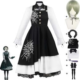 Game Tojo Kirumi Dangan Ronpa Danganronpa V Killing Harmony Cosplay Costume Wig Anime Gothic Lolita Maid Dress Halloween Suit