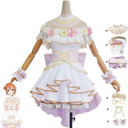Cosplay Anime Lovelive Love Live S Flower Festival Rin Hoshizora Cosplay Costume Hallowen Sexy Woman Dress Loli Carnival Party Suit
