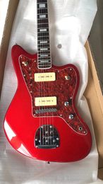 Ome Electric Guitar With Hardware Finish Red Basswood P90 Pickup