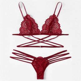 New Lace Sexy Lingerie Bra Set Push Up Seamless Embroidery Bralette Wire Plus Size Transparent Women Underwear Fashion252M