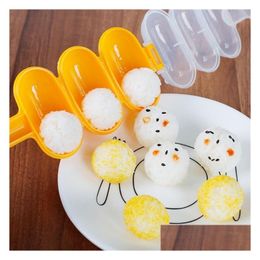 Other Bakeware Sushi Maker Roller Hine Mould Kitchen Bento Accessories Onigiri Rice Ball Shaker Making Drop Delivery Home Garden Dinin Dh3Z8