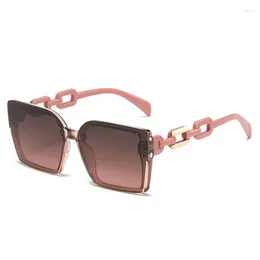 Sunglasses Oulylan Oversized Square Men Beach Sun Glasses Shades UV400 Gradient Fashionable Shading Goggle Women