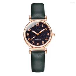 Wristwatches Woman Quartz Stylish Exquisite Minimalist Digital Star Belt Lady Watch For Women Birthday Gift