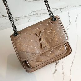 Designer Niki Hobo satchel envelope Luxury bag pochette Messenger Womens fashion Genuine Leather mens Clutch Bags Cross Body Totes handbag quilted Shoulder Bags