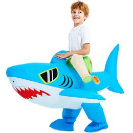 Kids Adult Shark Iatable Costumes Anime Fancy Role Play Disfraz Christmas Halloween Party Cosplay Costume Dress Suits