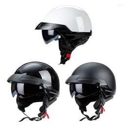 Motorcycle Helmets Motorcycles Helmet Safety With Visor Built In Goggles Men Womens Drop
