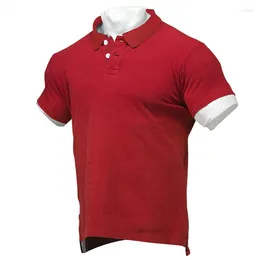 Men's Polos Polo Shirt Summer Fashion Brand Short Sleeved Casual Lapel Korean Version Trend Comfortable Versatile Top