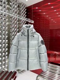 Canada Cana N-A x Rh--e triple men's and women's fashion couple down jacket silver goose