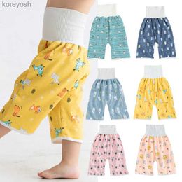 Cloth Diapers New Children Baby Diapers Skirt 2 In 1 Infant Pants Cloth Diapers Kids Nappy Shorts Skirt Leak-proof Sleeping Bed Potty TrainingL231016