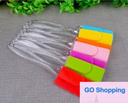 Quality Silicone Cake Scraper Spatula Kitchen Dessert Jam Smear Spatula Eco-Friendly Transparent Handle Baking Polisher Tool Butter Knife