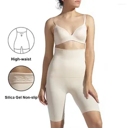 Women's Shapers Women High Waist Shaper Shorts Belly Control Body Slimming Shapewear Silicone Non-Slip Lingerie Trainer