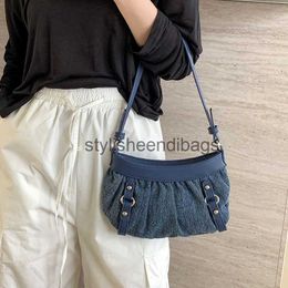 Shoulder Bags simple nail pleated shoulder bag for and handbag with underarm bag forstylisheendibags