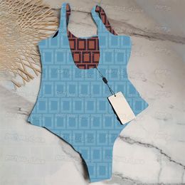 Letters Printed Womens Swimwear One Piece Low Back Padded Swimwear Summer Fashion Sexy Beach Women Swimsuit295I