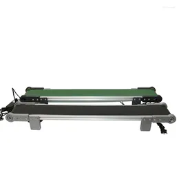 70cm 10cm Date Code Inkjet Printer Industry Production Line Adjustable Speed Rubber PVC Portable Mini Conveyor Belt