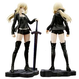 Finger Toys Finger Toys 23cm Sabre Altria Pendragon Sexy Anime Figure Fate/grand Order Action Figure Sabre Alter Casual Wear Figurine Model Doll Toys