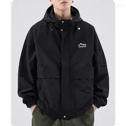 Men's Jackets Fall Men Loose Mountain Travel Casual Coat Fashion Brand Hooded Jacket