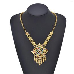 Necklace Earrings Set Ldealway Gold Colour Jewellery For Women Dangle And Engagement Jewellery Gift