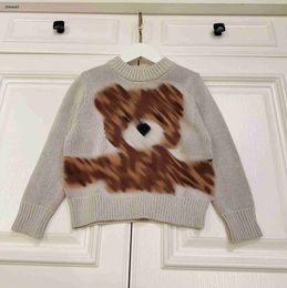 luxury designer kids sweater high quality baby pullover Size 100-150 CM fashion Letter full animal pattern jacquard child Knitwear Aug21