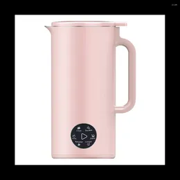 Juicers Soymilk Maker Food Blender Electric Juicer Grain Grinder Soya Bean Milk Machine Filter-Free Mixer Pink EU Plug