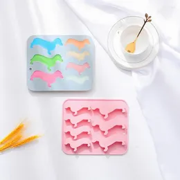 Bakeware Tools Dachshund Chocolate Candy Molds 7 Cavity DIY Cupcake Pudding Cookie Mold Decorating Kitchen Home Ice Tray