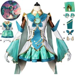 Cosplay Game Lol Sona Buvelle Star Guardian The Maven Of Strings E Cosplay Costume Anime Sexy Woman Dress Hallowen Uniform Suit