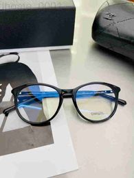 Sunglasses Frames Designer High quality glasses frame myopia glasses frame 3282 anti blue light plain black frame glasses can be paired with a new number of degrees