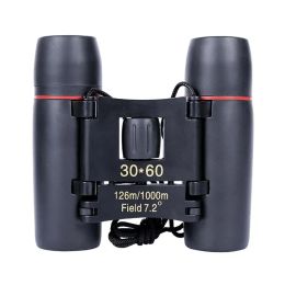 Hd High Power Mini Telescope Binoculars Night Vision Zoom Sighting Telescope Camera 30X60 Folding Binoculars Outdoor Bird Watching 12 LL