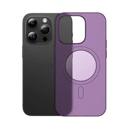 Stripe Designed Strong Magnetic Cover Case With Camera Lens Protective For Apple iPhone 13 14 Plus 15 Pro Max