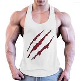 Herren Tank Tops Top Gym Kleidung Wolf's Logo 3D Gedruckt Jungen Outdoor Sport Fitness Weste Sommer Atmungsaktive Ärmellose T-Shirts
