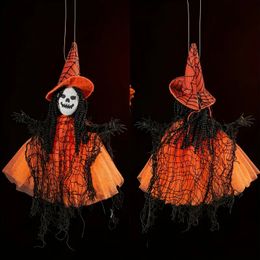 1pc Halloween Decorations Scary Witch Hanging Ghost Hanging Haunted House Party Decoration Props Hanging Decorations