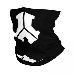 Scarves Defqon 1 Black Bandana Neck Cover Printed Music Wrap Scarf Multi-use Face Mask Outdoor Sports For Men Women Adult Windproof